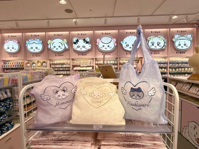 リニューアル記念商品「Go！HARAJUKUオーガンジーバッグ（リボンリボン）」税込2,970円。原宿らしい夢かわいい雰囲気！