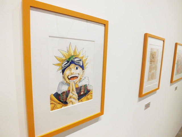 「連載完結記念 岸本斉史 NARUTO－ナルト－展」／展示の様子