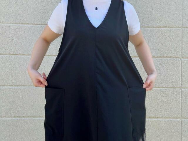 ゆとりのあるシルエットで楽チンな着心地