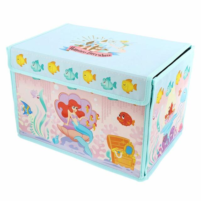 収納グッズ 3,300円｜サイズ：（組み立てた状態）縦約25×横約38×高さ約25cm｜東京ディズニーリゾート パークをモチーフにしたカラフルなグッズ｜発売日：2023年6月15日（木）｜販売店舗：東京ディズニーランド「ホームストア」、東京ディズニーシー「ヴィラ・ドナルド・ホームショップ」