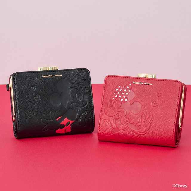 折財布 ￥22,000｜サマンサタバサ「ミッキーマウス」＆「ミニーマウス」コレクション