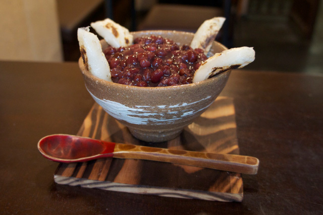 あんから庵／氷ぜんざい 700円