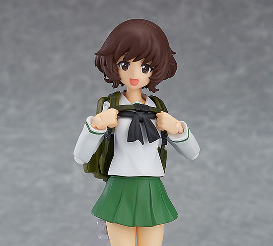 可愛らしい「にやけ顔」も!「figma ガルパン 秋山優花里」制服 可愛らしい「にやけ顔」も!「figma ガルパン 秋山優花里」制服