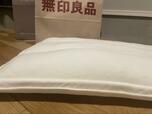 【無印良品 頭を支える 沈み込み過ぎない 洗えるパイプまくら】洗濯しても硬さは変わりませんでした