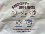 スヌーピーの兄弟たちがプリントされているデザインです！