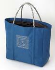 「紀ノ国屋　ロープハンドル保冷バッグ」3,850（税込）　ブルー