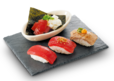 「赤身にぎりやアレンジ寿司」＜期間：2026年4月9日～5月27日予定＞【和食さとで「天然めばちまぐろ食べ放題」がスタート！濃厚な旨味と脂の甘みが魅力の「天然めばちまぐろ」が120分食べ放題！】