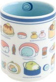 【すみっコぐらし&リラックマ「いつでもおすし雑貨」】「湯のみ」1,320円/すみっコぐらしデザイン(全2種)