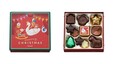 「クリスマスプレーンチョコレート（11個入り）」＜価格：702円（税込）＞【クリスマスデザインパッケージやアドベントカレンダーが登場♪「モロゾフ」の2025年クリスマス商品をご紹介！】