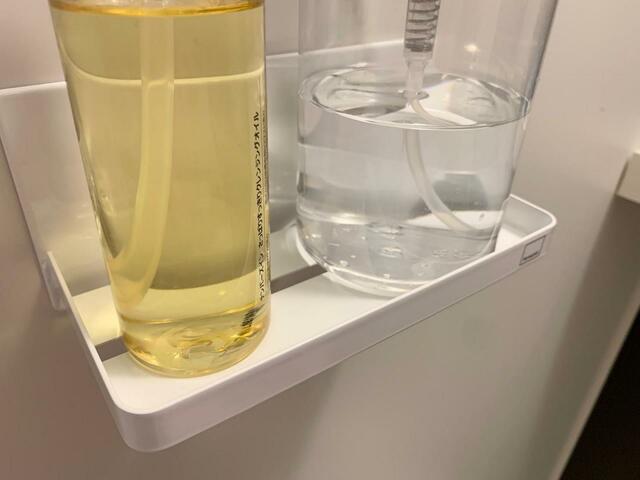 【tower マグネット バスルーム ラック】耐荷重は2kg