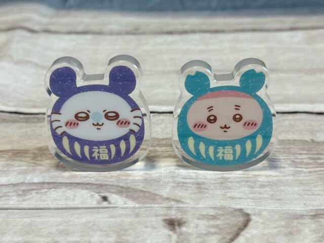 「川越 トレーディング だるま なユラユラ アクリルスタンド」各税込550円