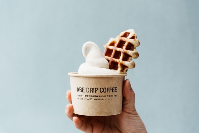 クロッフルソフトクリーム