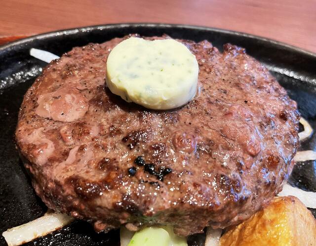 「牛たん100%ハンバーグランチ」