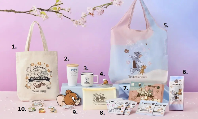 「トムとジェリー×タリーズ コーヒーコラボレーション」店舗販売アイテム