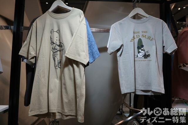 DisneyTシャツ(大人用)980円/Disneyドライ半袖Tシャツジュニア(キッズ用)780円