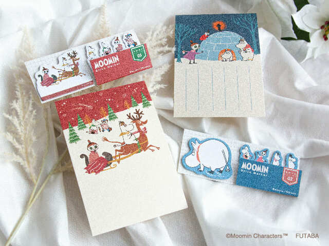 ムーミンニュース画像2023冬【郵便局×ムーミン】ムーミン 季節のはがきとお揃いグッズ2023冬