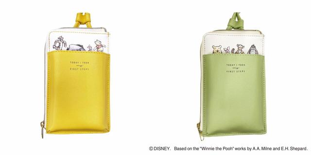 スマホショルダーポーチ くまのプーさん 各3,080円(税込)