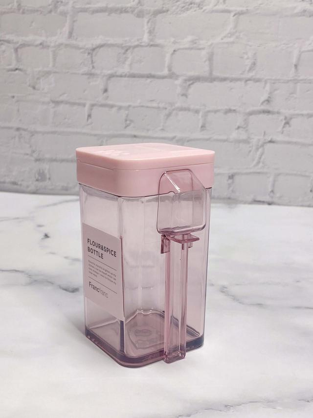 【Francfranc（フランフラン）】小麦粉＆スパイスボトル ピンク／税込650円