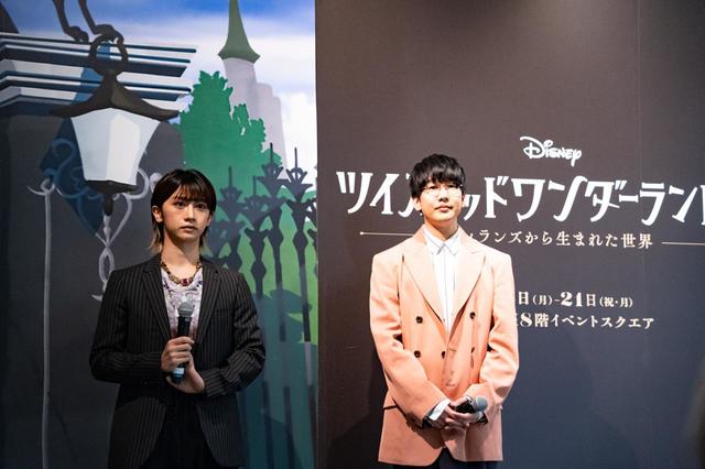 【ツイステ展】トークショーの様子／花江夏樹（右）、古田一紀（左）