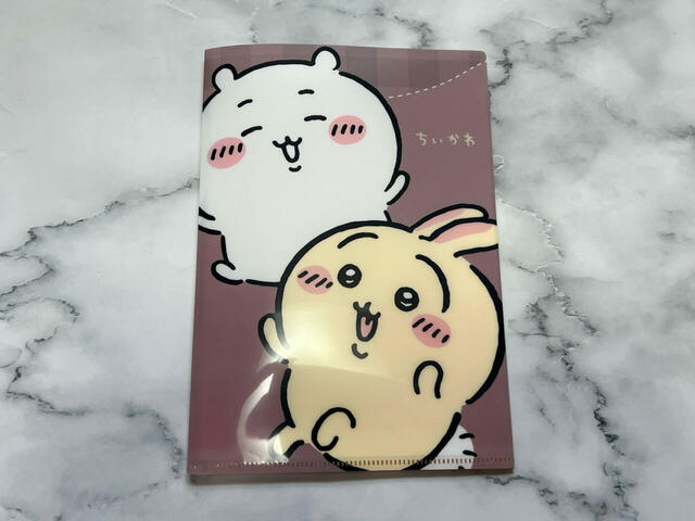 ちいかわA5見開きクリアファイル5/税込110円
