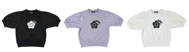 【マリークヮント×クロミ】コラボ商品：パフプルオーバー（全3種）各8,800円（税込）