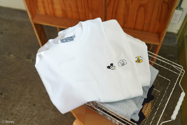 Tシャツ全3種 5,300円+税 ミツカルストア「DISNEY ART COLLECTION」
