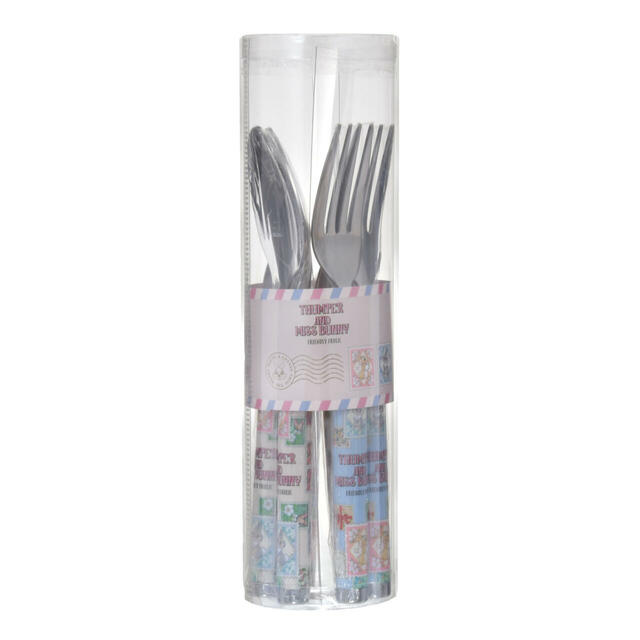 とんすけ&ミス・バニー カトラリーセット Holiday Season collection 2,500円