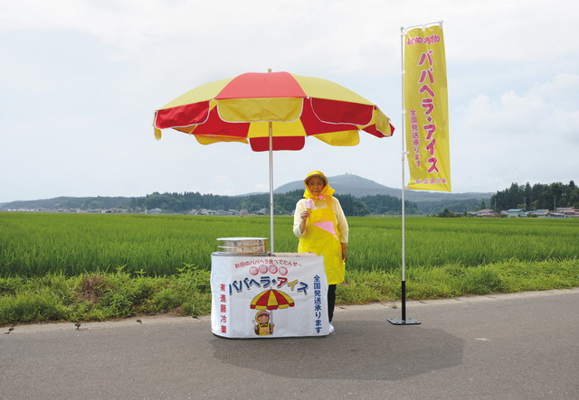 秋田県 ババヘラアイス（進藤冷菓）