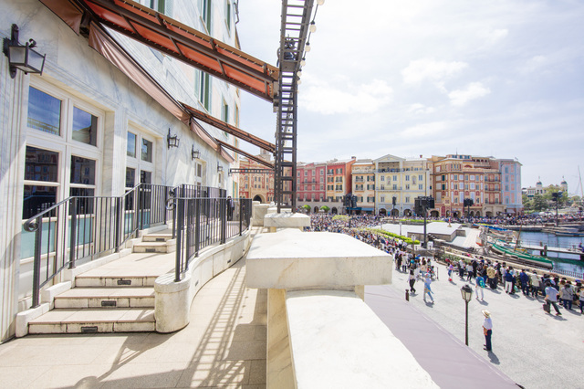 オチェーアノ コースメニュー時のテラスの景色2