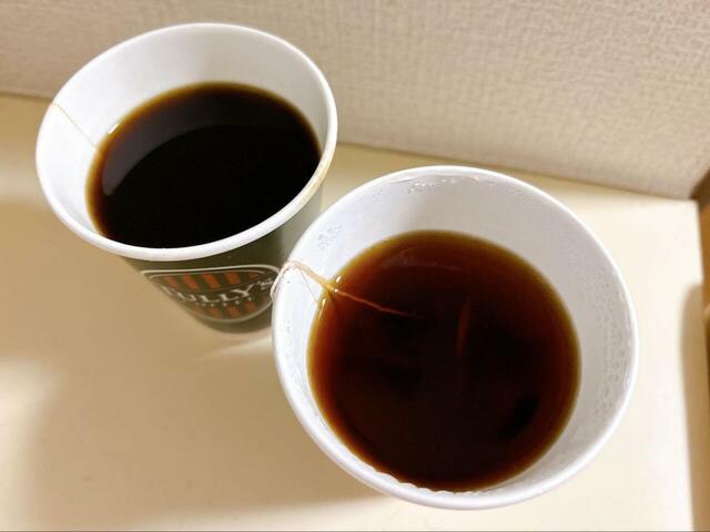 【TULLY'S モーニング】セット料金の場合は本日のコーヒー・アイスコーヒー・ティー(オリジナル/水出しアイスティー）から選べます