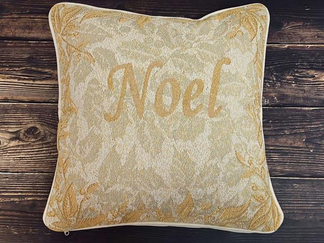 クッションカバー　ゴールドノエル（ODV）