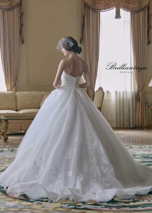 クラウディア|「Brilliantayu (ブリリアンターユ)」新作ウェディングドレス|BRI-0082_OffWhite