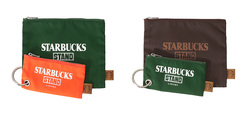 「STARBUCKS STAND by BEAMS　2Set ポーチ」＜価格：2,970円（税込）＞【【スターバックス×BEAMS】新ライフスタイルプロジェクト『STARBUCKS STAND by BEAMS』オンラインストア＆店舗にて販売スタート】