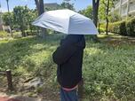 【ワークマン 晴雨兼用遮光・遮熱チタンコーティング日傘】まるで木陰にすっぽり包まれているような涼しさを感じます!