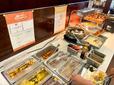 【ココス　朝食バイキング】ハッシュドポテトやウインナーは食べやすいミニサイズ