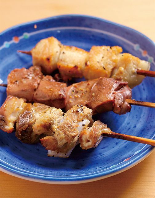 焼きとんの名店／【池袋】千登利　焼きとん 各160円