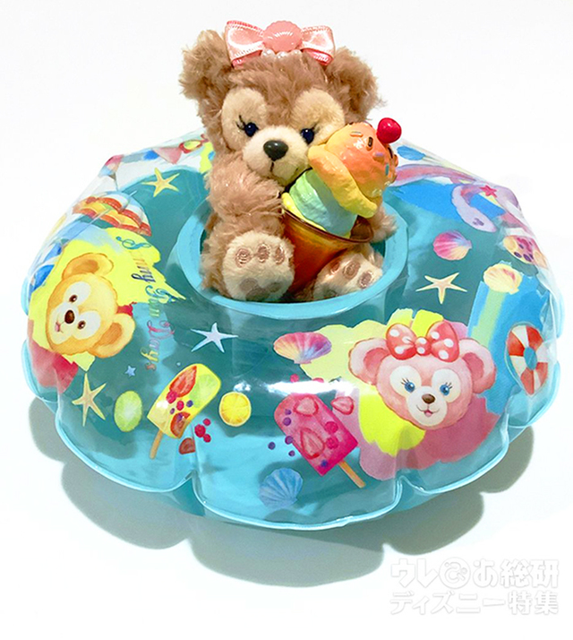 「ダッフィーのサニーファン」スーベニアコースターとぬいぐるみストラップ