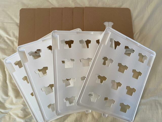 【バンドー(Bando) TATEMU（たてむ）・‎Voocye シャツ収納折りたたみボード】衣類をすっきり収納する便利グッズ