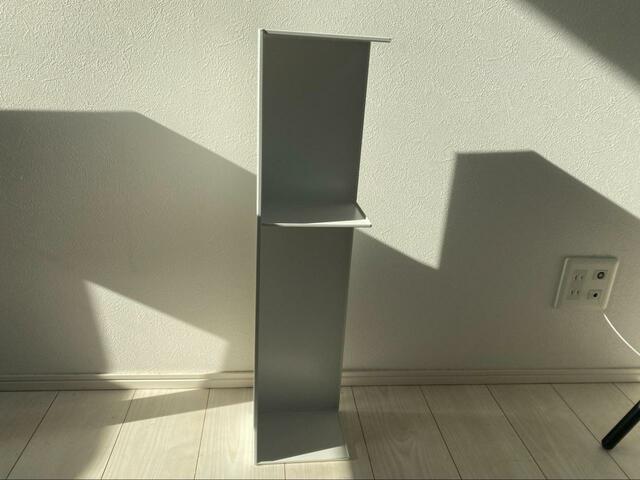 【山崎実業 tower スリム トイレラック ホワイト】邪魔にならないサイズ感