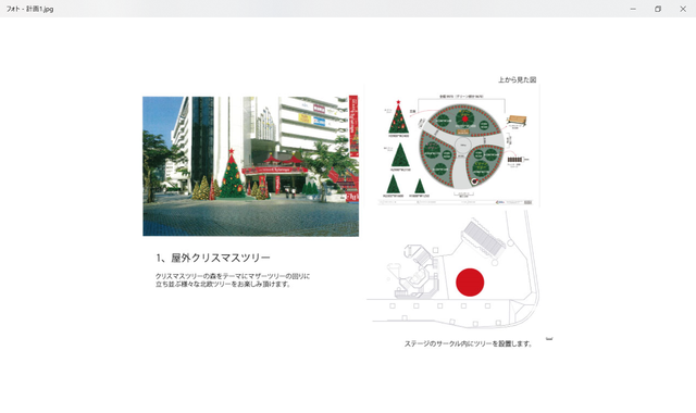 クリスマスの森 イルミネーション