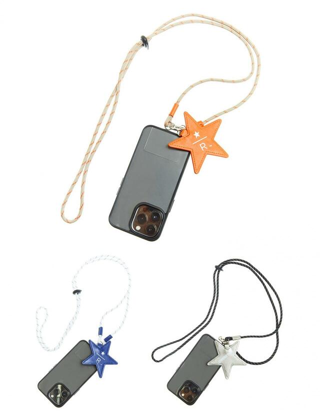 「CONVERSE TOKYO スマートフォンストラップ ブルー/オレンジ/シルバー」＜￥5,500＞【ロースタリー 東京×CONVERSE TOKYOコラボ】