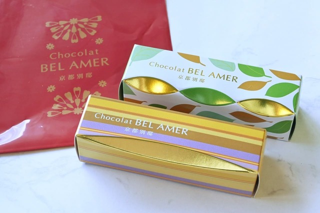 【ベルアメール 京都別邸】パッケージがまるでコスメのようなスティックショコラ
