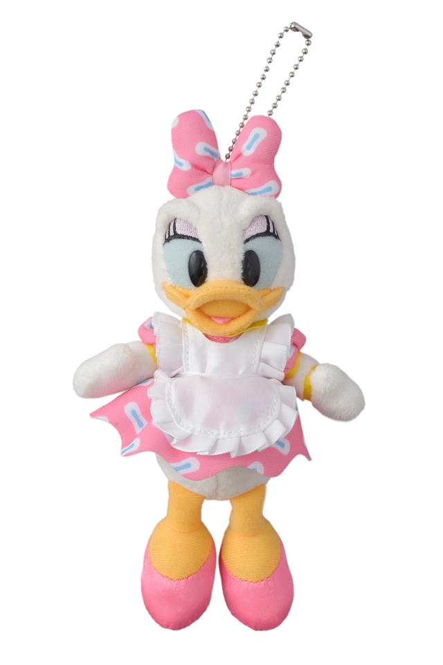 ぬいぐるみバッジ 1,700円｜長さ約18cm｜2017年4月15日（土）発売｜東京ディズニーランド｜ギャグファクトリー／ファイブ・アンド・ダイム