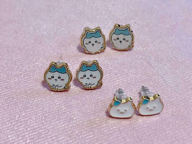 【ファッションセンターしまむら】3種類のピアスがセットになっています