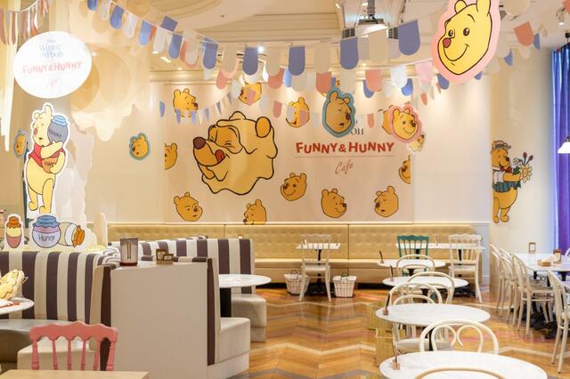「くまのプーさん」FUNNY & HUNNY OH MY CAFE