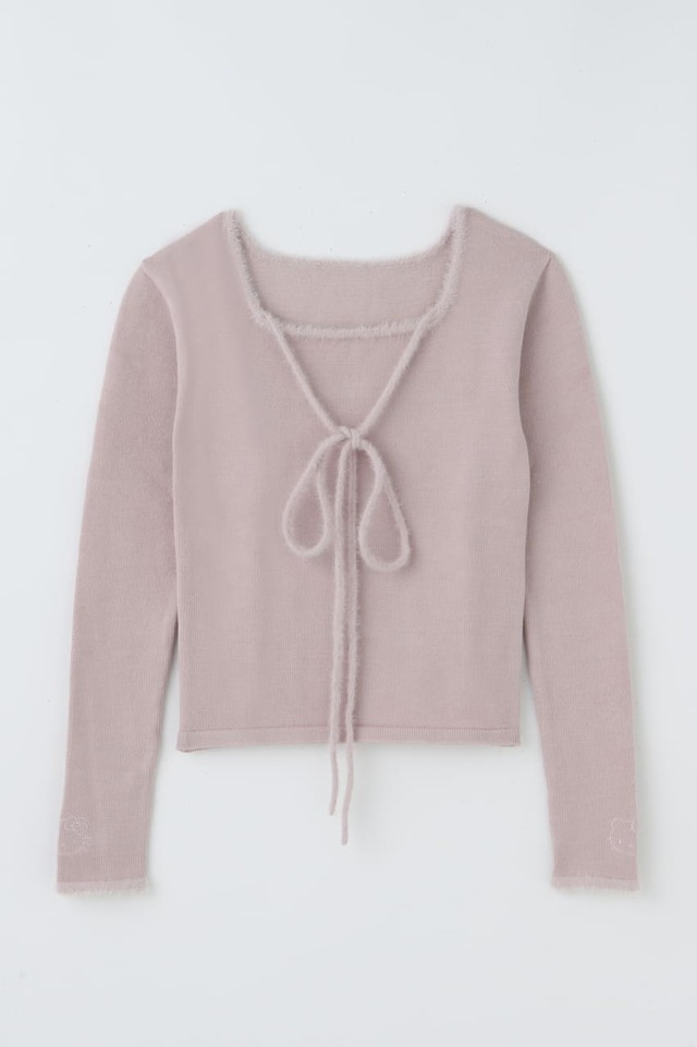 【SHIBUYA109×HELLO KITTY SPECIAL COLLABORATION】BUBBLES（6階） 【HELLO KITTYコラボ】シャギーニット 全3種 各¥9,790