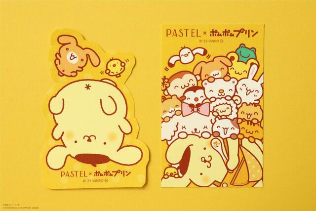 「ステッカーシール」＜期間：2025年3月1日～4月30日＞【【パステル×ポムポムプリン】ポムポムプリンのおしりをモチーフにした『ぷりんぷりんプリン～ポムポムプリンのおしり～』新登場♪】　