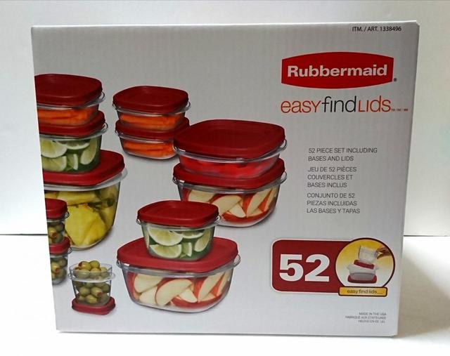 コストコ　RUBBERMAID 52PC SET　26個　3598円