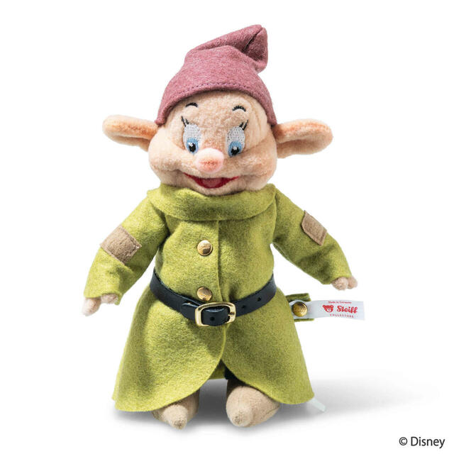 ＜シュタイフ＞ディズニー 白雪姫7人のこびと おとぼけ（全長約16cm）47,300円