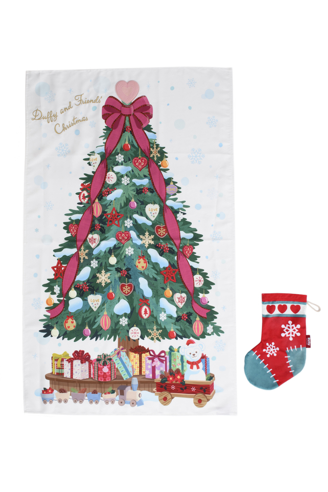 「クリスマスを楽しむグッズ」タペストリー